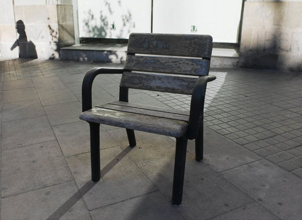 Chair on Diagonal St. Barcelona 2004