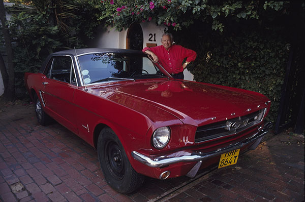 Chaim and the Mustang, Johannesburg, 1999