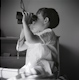 Alon with binoculars, 1968