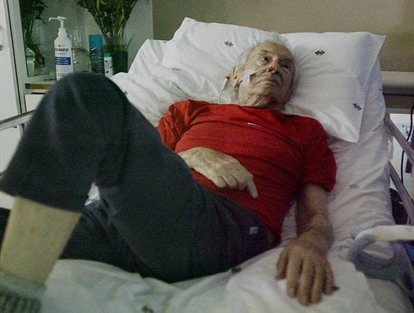 Chaim in hospital - Johannesburg, 2006