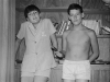 David and myself in my room, Linksfield - 1968