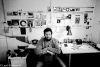 In my studio at Bezalel Art Academy - Jerusalem, 1983
