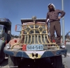 Truck driver outside Damascus Gate - Jerusalem, 1982