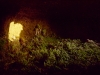 Light entering a cave at sunset in Gilo - Jerusalem, 1979