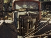 Truck and barbed wire - German Colony, Jerusalem, 1979