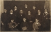 The Kagan family - Keidan, circa 1908. Clara, Zalman, Max, Gutman, Aron David, Zorach, Grunya, Avram Arye, Bertha, Shmuel, Berel, Leizer