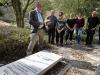 David at Martin and Betty's grave - Eyn Hashofet, 2013