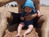 Stav and Yaniv - Beach, Aqaba, Pesach, 2014