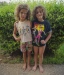 Tahel and Atalya - Golden Beach, 1992
