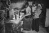 Stoneworker and family