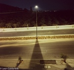 Streetlight and melting snow - Gilo, 1980