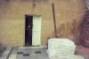 Woman in doorway Woman in doorway
