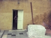 Woman in doorway - Haifa, 1977
