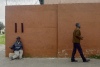 Men and wall Men and wall