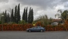 Car and Fence
