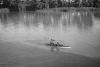 Canoe on the Vaal River, 1969