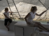 Tina and Darcy - Corinth Canal, 2008